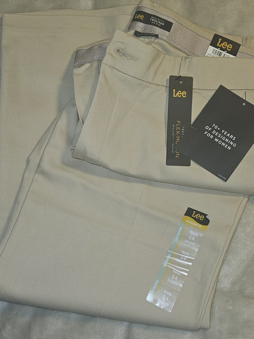 Lee Womens Light Khaki Chinos